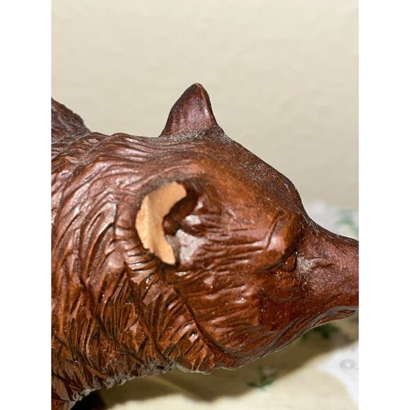 2 Red Mill Bear Sculpture Figurines Brown Grizzle Cabin Decor 7.5" 4" READ - Picture 13 of 13